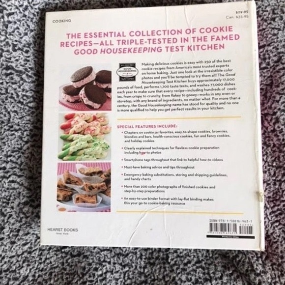 Good Housekeeping Test Kitchen Cookie Lover's Cookbook baking recipe treat book - Picture 2 of 3